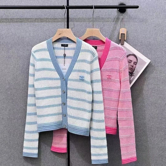 VCHC02  New high-quality women's autumn and winter wool sweater cardigan clothing