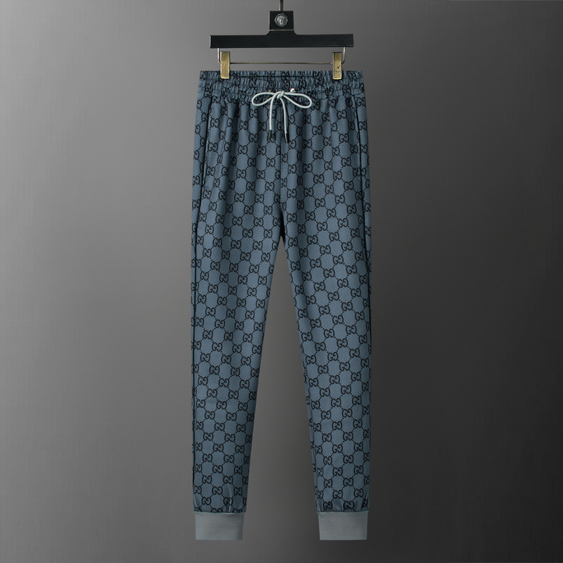 GUC202 New men's autumn and winter long sleeved suit top+pants clothing