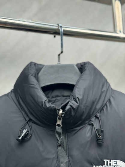 110429  Men's and women's classic high and full embroidered logo down vest clothes on the north side