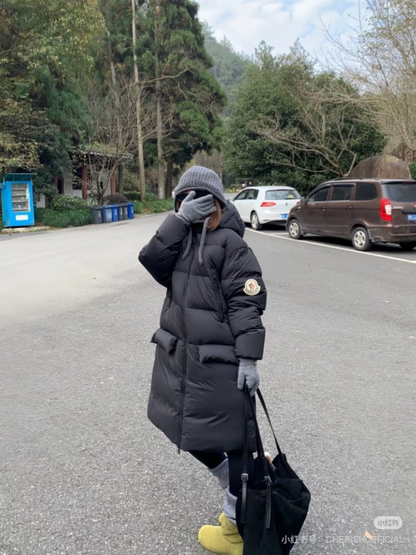 110211  New large standard mid length down jacket Top quliaty 1:1 clothing