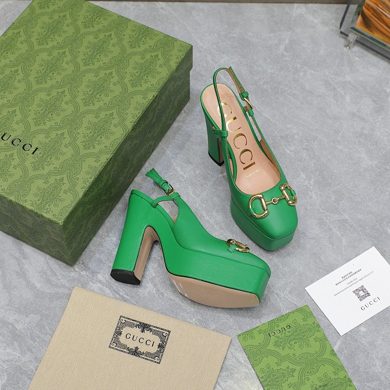 JHGS14 Slipper 12CM Heel Size 35-42 Lether Shoes with box