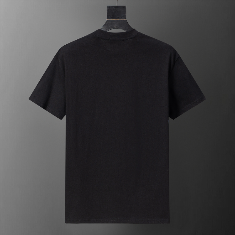 MOC043 New men's and women's summer pure cotton short sleeved top clothing