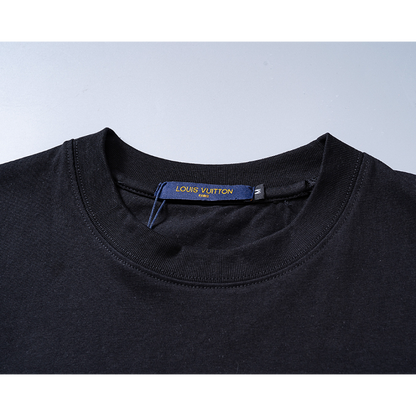 LVC122 New men's and women's summer pure cotton short sleeved top clothing