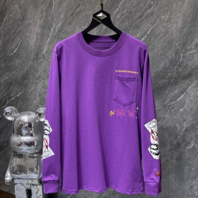 KLC18 New style men's and women's pure cotton long sleeved clothes