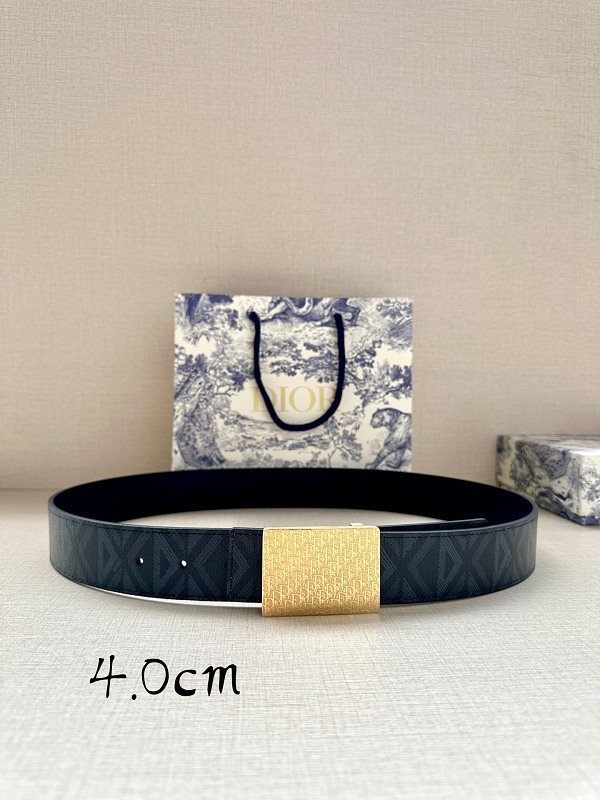 DBL4 Real leather 4.0CM 95-125CM Belt with all packing