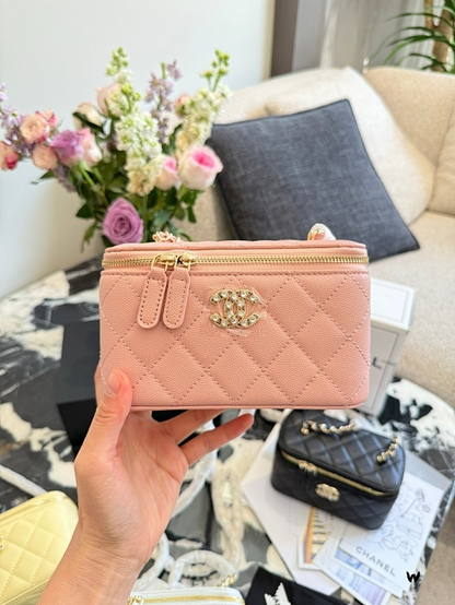 ACP66 Leather Bags 19CM Bag with Box