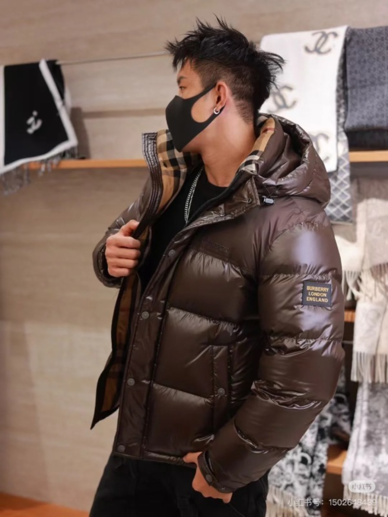 110206  New embroidered hooded down jacket clothing