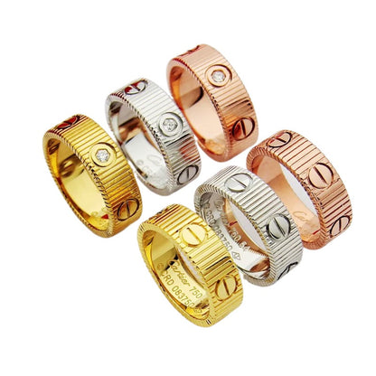 CAR61 carter new style LOVE ring for men and women with logo  high quality