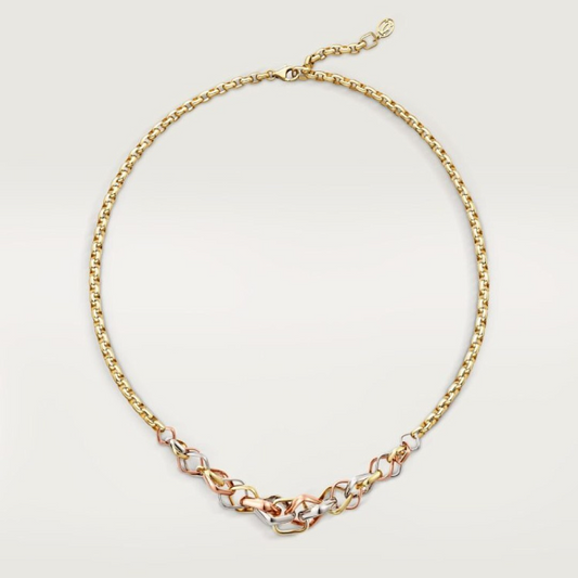 X734   Men's and women's titanium steel necklace jewelry