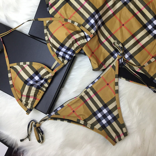 BUR02  Women's swimwear two-piece bikini
