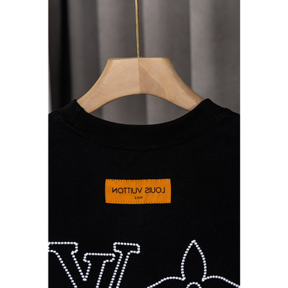 LVC49 New men's and women's summer pure cotton top T-shirt clothing