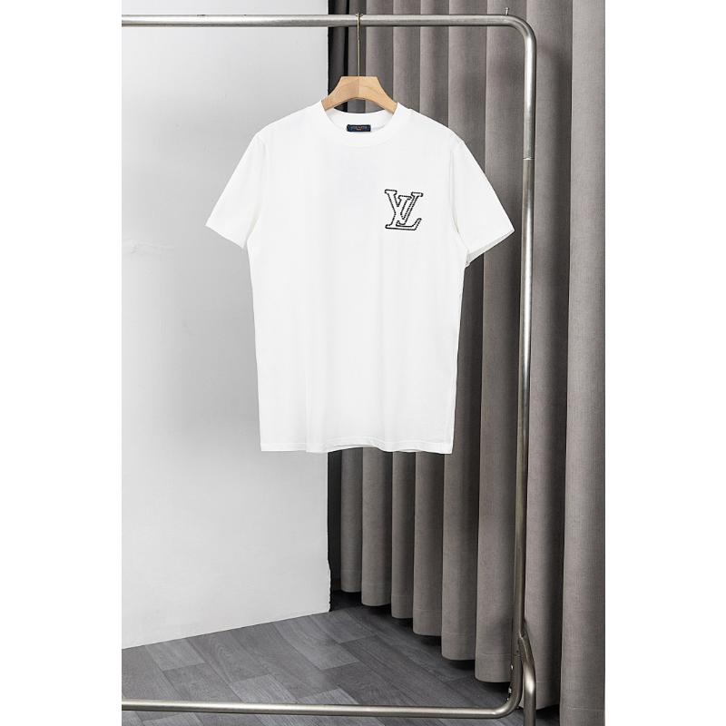 LVC49 New men's and women's summer pure cotton top T-shirt clothing