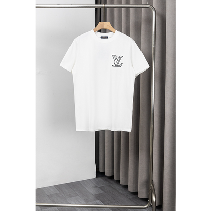 LVC49 New men's and women's summer pure cotton top T-shirt clothing