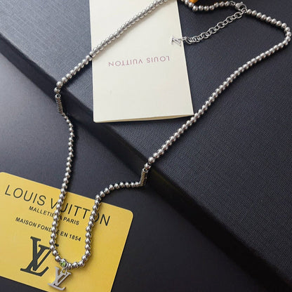 X661  Men's titanium steel bracelet necklace set jewelry