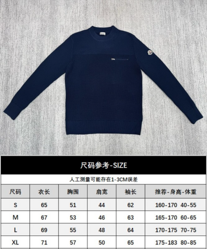 110119   New Mongolian micro seal wool knitted long sleeved Top quliaty 1:1 clothing