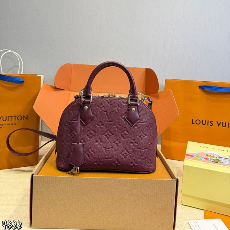 ALP19 Microfiber Leather Bag 24-11.5-17CM Handbag With Box