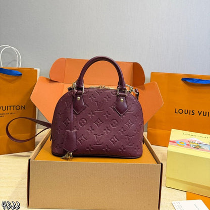 ALP19 Microfiber Leather Bag 24-11.5-17CM Handbag With Box