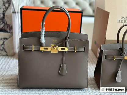 MHP6 Classic leather handbag 25CM 30CM With Box