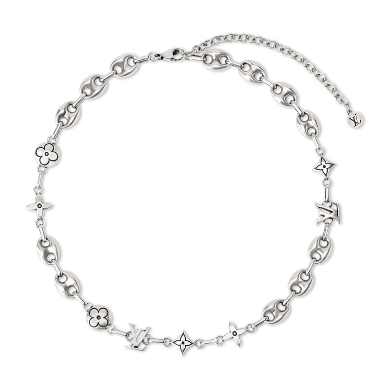 X716   Men's and women's titanium steel bracelet and necklace set jewelry