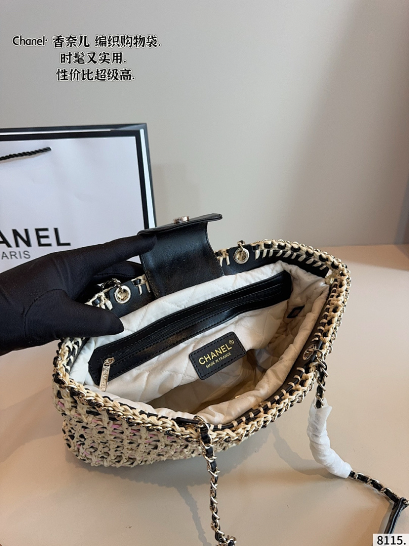 MCHP2   Women's casual and fashionable 28 * 12 * 20cm woven shoulder bag