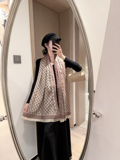 XGC15 Cashmere blend 65-195CM Silk Scarf