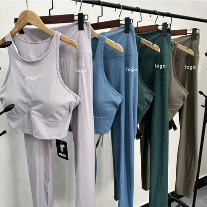 alo5105+3110   Women's yoga set with high stretch running and fitness pants clothing