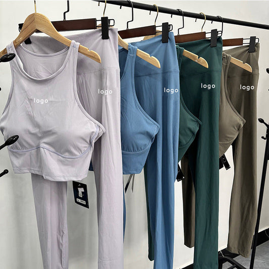 alo5105+3110   Women's yoga set with high stretch running and fitness pants clothing