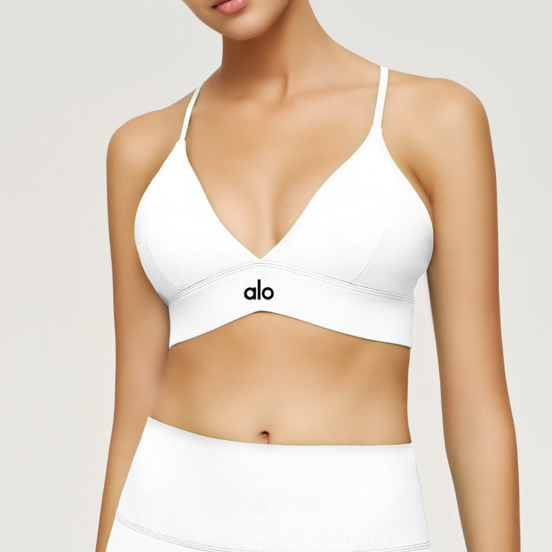 PALC12   Women's Summer Sports Bra Yoga Top with Removable Pads clothes