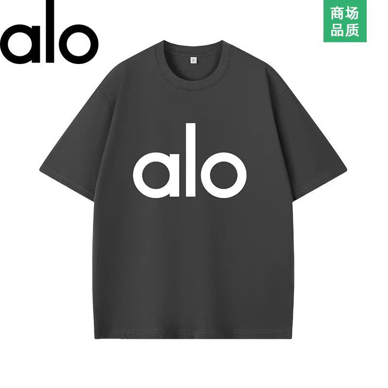 PALC14  Couple's summer versatile simple letter short sleeved Hong Kong fashion brand T-shirt clothing
