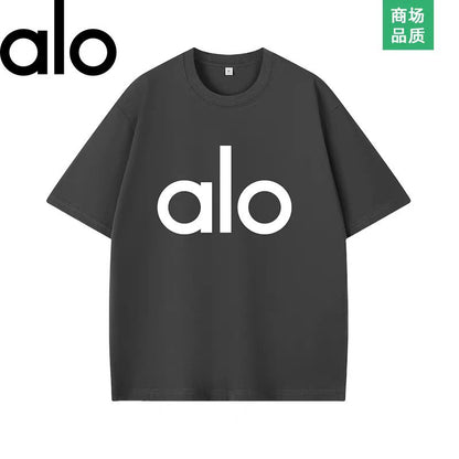 PALC14  Couple's summer versatile simple letter short sleeved Hong Kong fashion brand T-shirt clothing