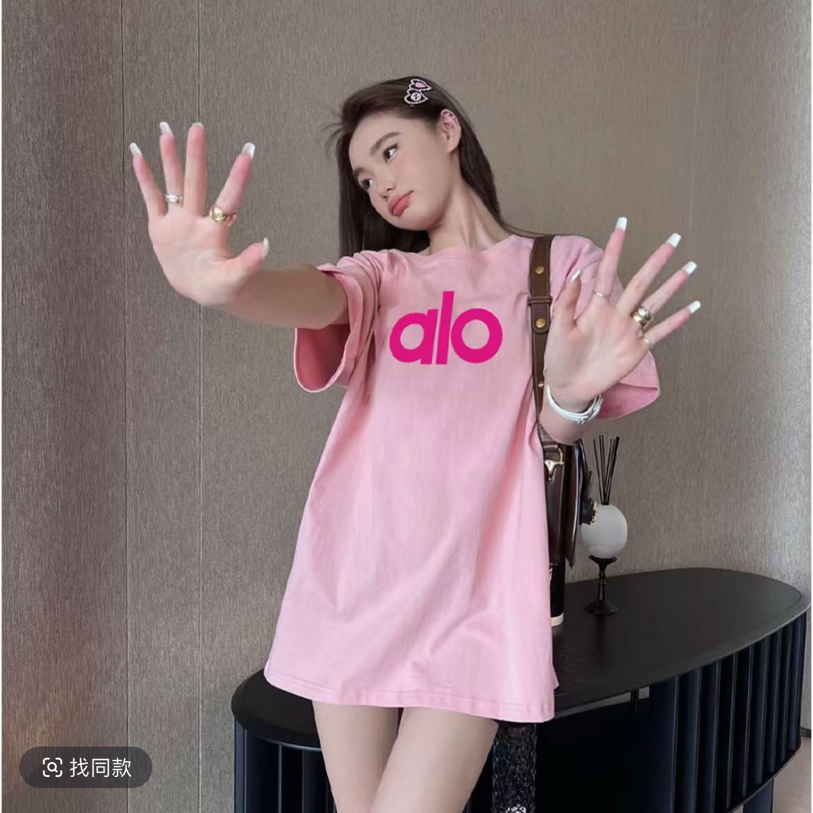 PALC14  Couple's summer versatile simple letter short sleeved Hong Kong fashion brand T-shirt clothing