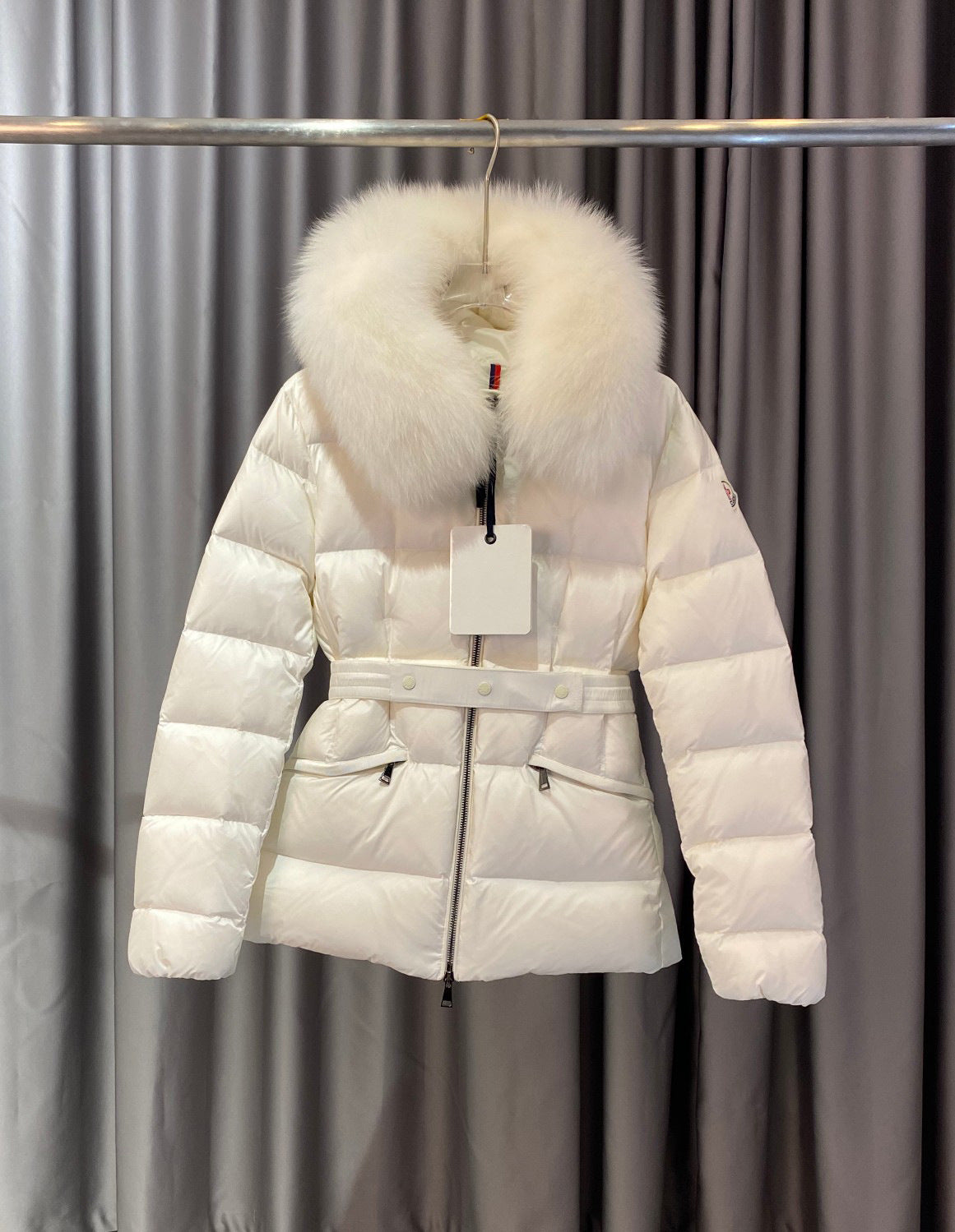 MKC99 High version 2024 autumn/winter new Boedic series fur collar short hooded down jacket women's down jacket