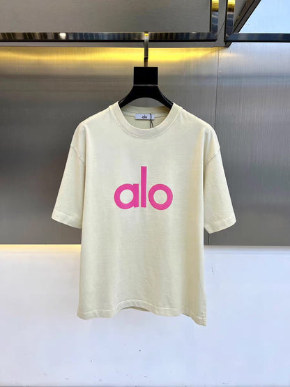 PALC14  Couple's summer versatile simple letter short sleeved Hong Kong fashion brand T-shirt clothing