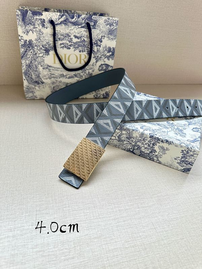 DBL4 Real leather 4.0CM 95-125CM Belt with all packing