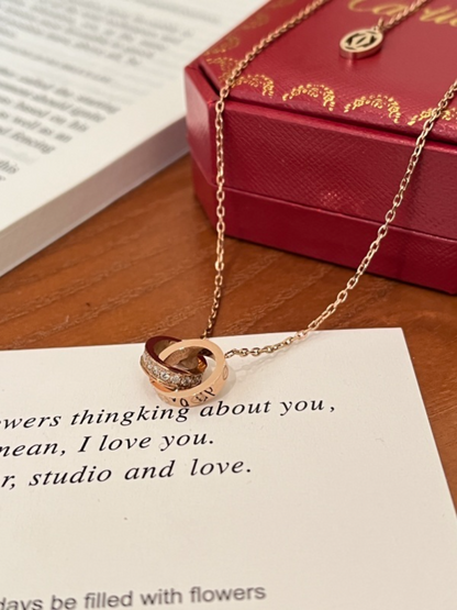 X714  Women's Titanium Steel Necklace Jewelry