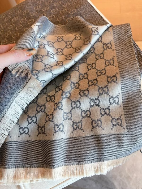 XGC15 Cashmere blend 65-195CM Silk Scarf