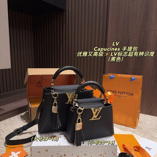 MLP011   Women's new fashionable high-end 27 * 18/20 * 14cm handbag