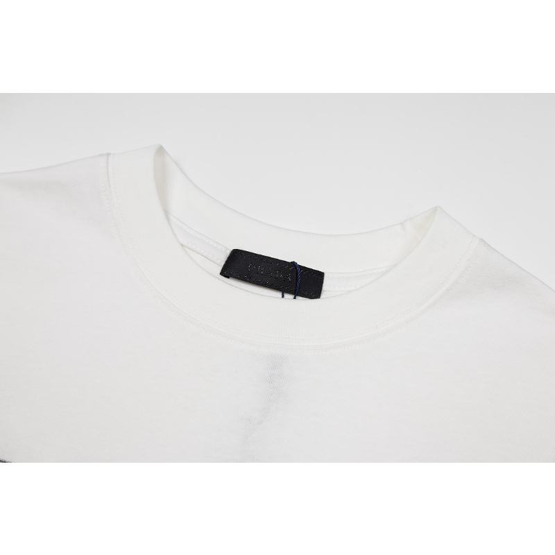 PRC36  New men's and women's summer pure cotton short sleeved top clothing