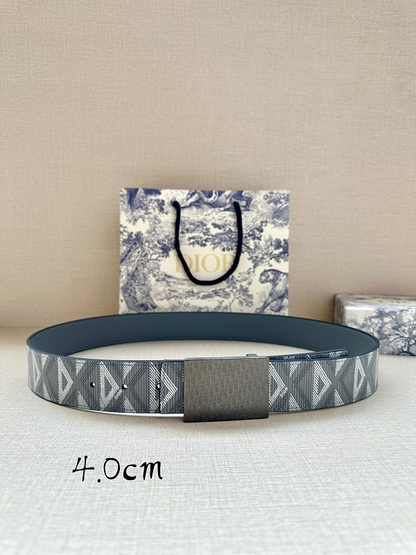 DBL4 Real leather 4.0CM 95-125CM Belt with all packing