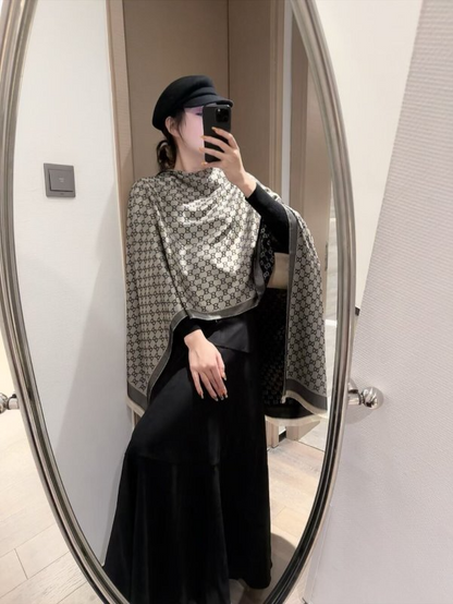 XGC15 Cashmere blend 65-195CM Silk Scarf