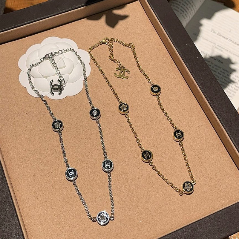 X742   Women's new titanium steel necklace jewelry