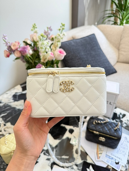 ACP66 Leather Bags 19CM Bag with Box