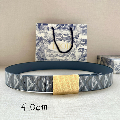 DBL4 Real leather 4.0CM 95-125CM Belt with all packing