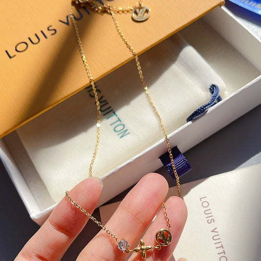 X638  Women's titanium steel necklace jewelry