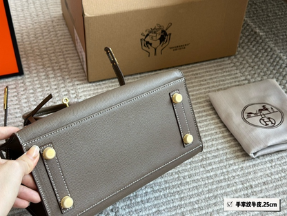 MHP6 Classic leather handbag 25CM 30CM With Box