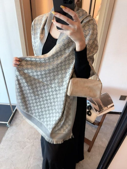 XGC15 Cashmere blend 65-195CM Silk Scarf