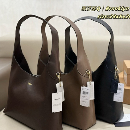 ACP59 Leather Bag 28-8-26.5CM Handbag With Box