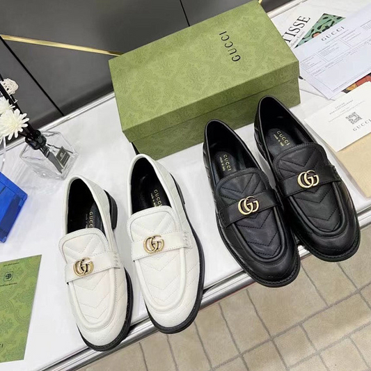 OGS29 Women 35-42 Leather Shoes with box