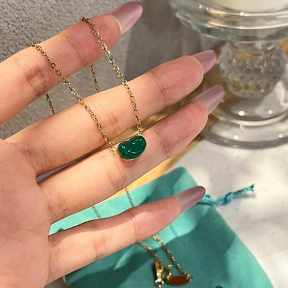 X741  Women's new titanium steel necklace jewelry