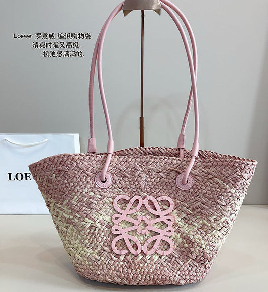 MLOB1   Handbag woven vegetable basket bag 28 * 18 * 25cm